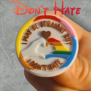 BOGO!! BUNDLE For Discount. "I may be straight but I dont Hate!" Croc Charm